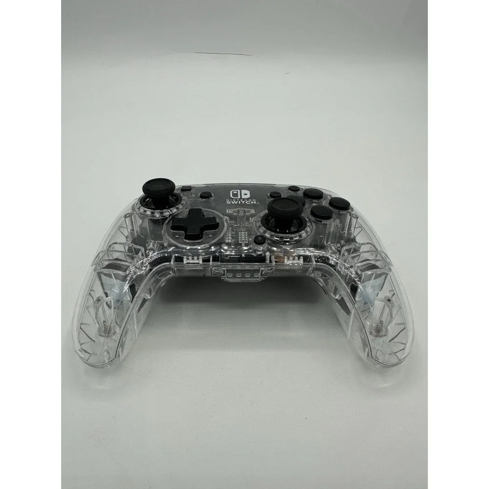 PDP Afterglow Wireless Deluxe Controller for Nintendo Switch Clear Tested